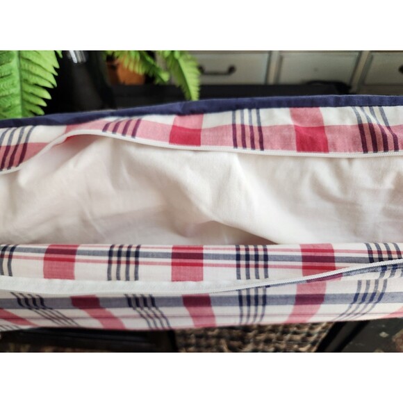 Pottery Barn Kids Grat Charlie Lumbar Pillow Sham & Insert Red Truck & Trailers - Picture 4 of 6